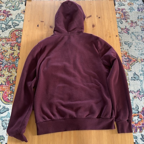 DIVIDED Maroon Red Zip Up Hoodie - Picture 5 of 5